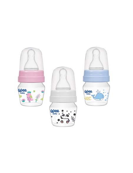 Wee Baby Bočica s dudom i kljunom, plastična, 30 ml