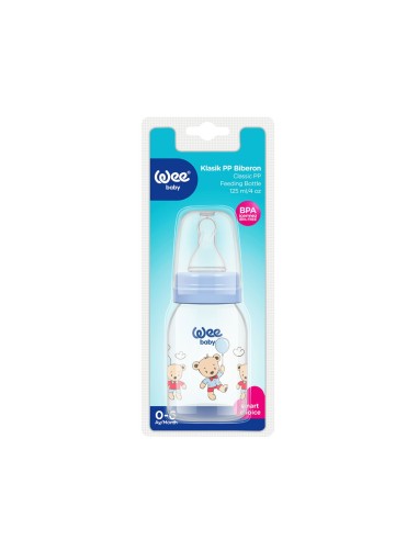 Wee Baby Bočica za hranjenje, plastična, 125 ml
