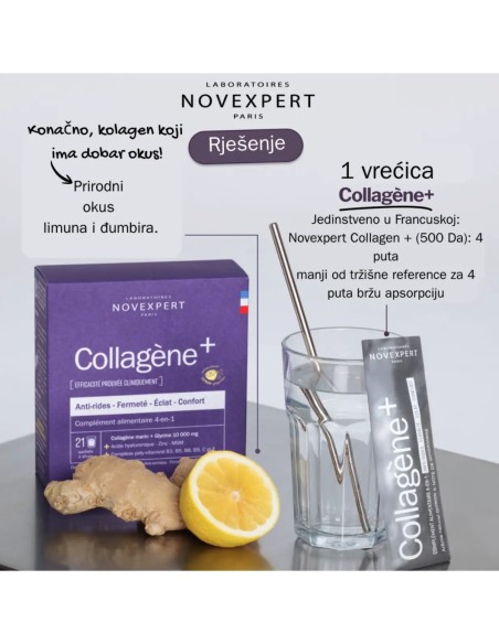 Novexpert Collagen+ prašak, dodatak prehrani
