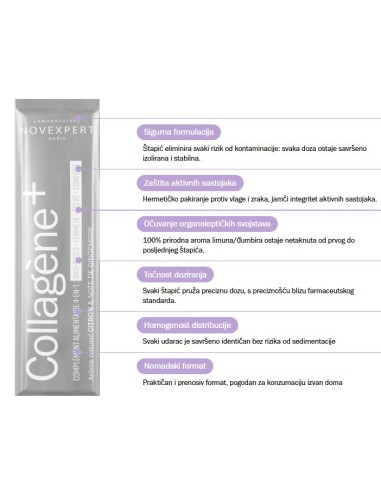 Novexpert Collagen+ prašak, dodatak prehrani