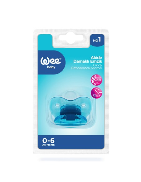 Wee Baby Ortodontska duda varalica Candy, silikon