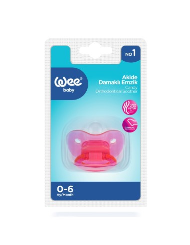 Wee Baby Ortodontska duda varalica Candy, silikon