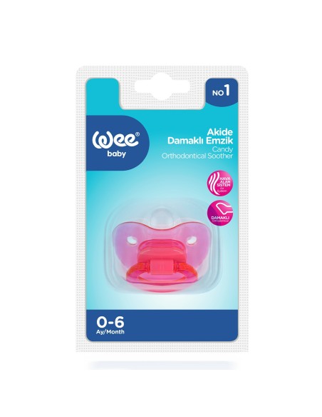 Wee Baby Ortodontska duda varalica Candy, silikon