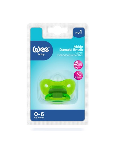 Wee Baby Ortodontska duda varalica Candy, silikon