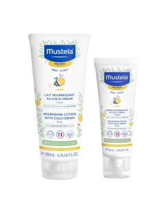 Mustela Hranjivo mlijeko s Cold kremom + Hranjiva krema s Cold kremom Promo pakiranje