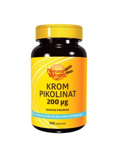 Natural Wealth Krom pikolinat kapsule, dodatak prehrani