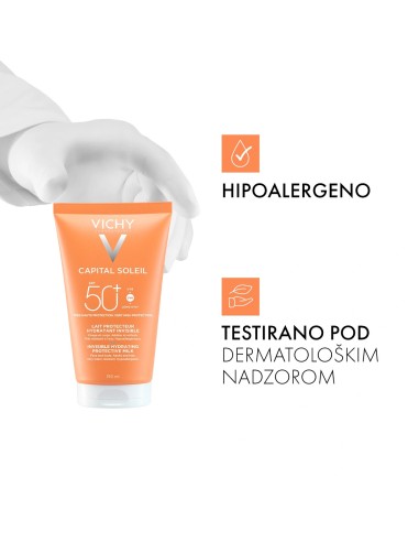 Vichy Capital Soleil Mlijeko za lice i tijelo SPF50+ vrlo visoka zaštita