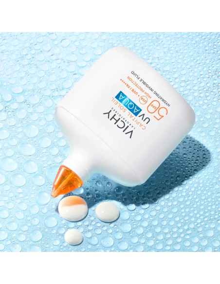 Vichy Capital Soleil UV Aqua nevidljivi hidracijski fluid SPF50+ vrlo visoka zaštita