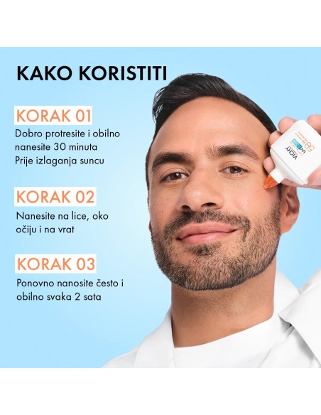 Vichy Capital Soleil UV Aqua nevidljivi hidracijski fluid SPF50+ vrlo visoka zaštita