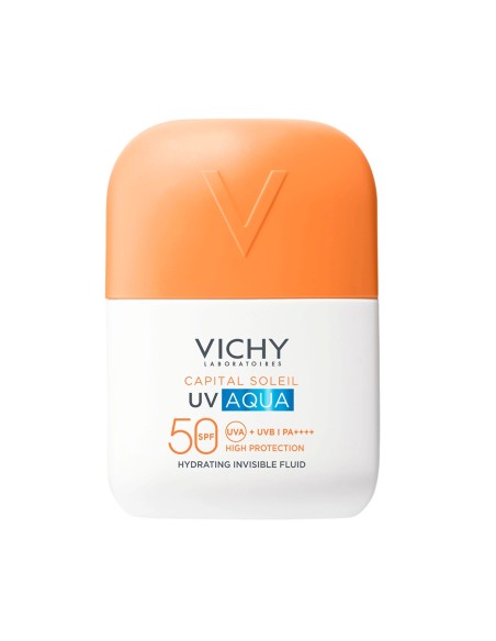 Vichy Capital Soleil UV Aqua nevidljivi hidracijski fluid SPF50+ vrlo visoka zaštita
