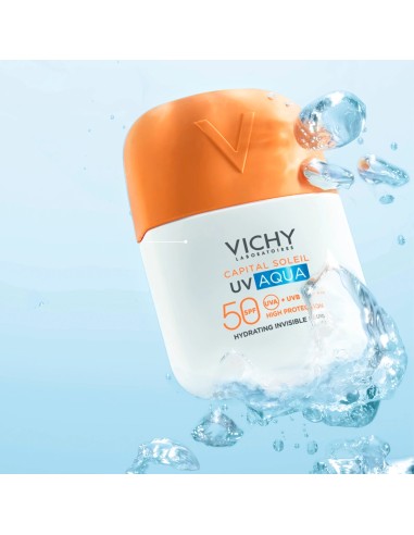 Vichy Capital Soleil UV Aqua tonirani hidracijski fluid SPF50+ vrlo visoka zaštita