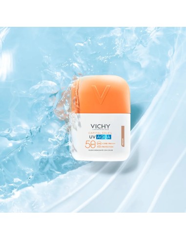 Vichy Capital Soleil UV Aqua medium tonirani hidracijski fluid SPF50+ vrlo visoka zaštita