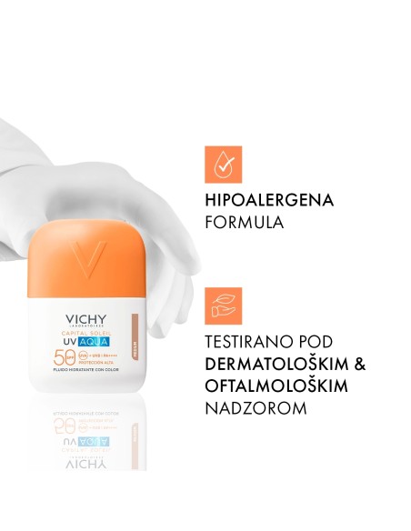 Vichy Capital Soleil UV Aqua medium tonirani hidracijski fluid SPF50+ vrlo visoka zaštita