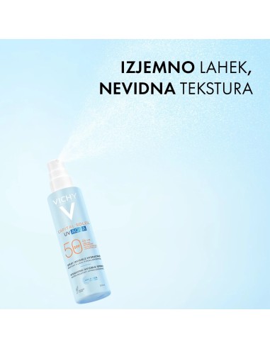Vichy Capital Soleil UV Aqua hidracijski sprej za lice i tijelo SPF50+ vrlo visoka zaštita