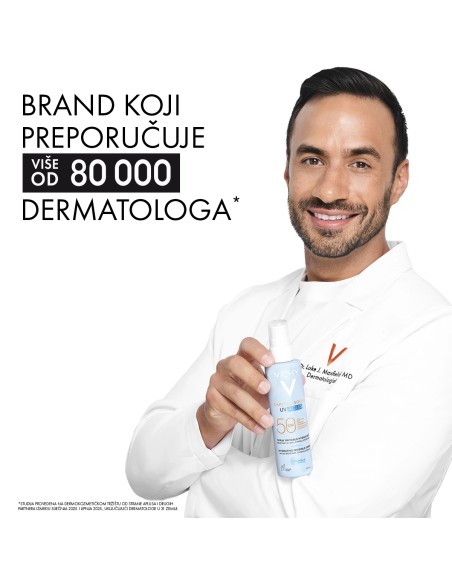 Vichy Capital Soleil UV Aqua hidracijski sprej za lice i tijelo SPF50+ vrlo visoka zaštita