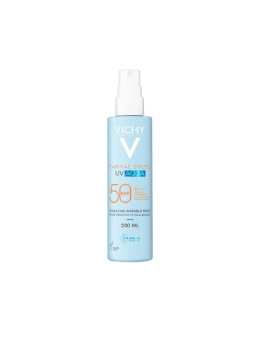 Vichy Capital Soleil UV Aqua hidracijski sprej za lice i tijelo SPF50+ vrlo visoka zaštita