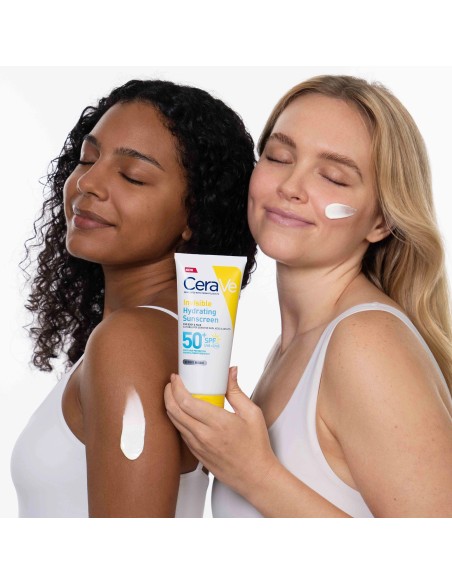 Cerave Hydra Sunscreen Nevidljivi losion za zaštitu od sunca, SPF 50+, vrlo visoka zaštita