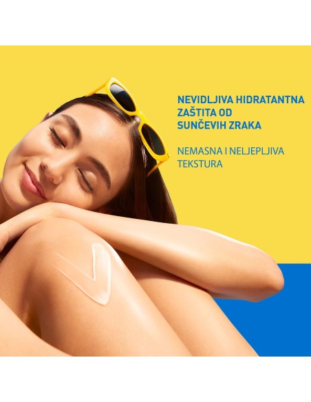 Cerave Hydra Sunscreen Nevidljivi losion za zaštitu od sunca, SPF 30, visoka zaštita