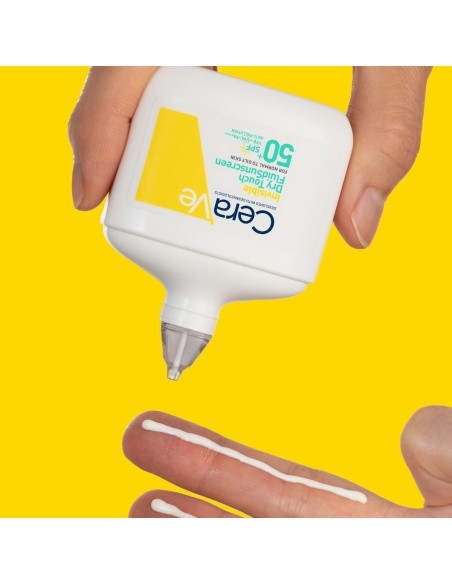 Cerave Oil Control Sun Nevidljivi Dry Touch fluid za zaštitu od sunca, SPF 50+, vrlo visoka zaštita