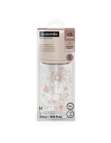 Suavinex Premium SX Pro staklena bočica 240 ml 3+ protiv kolika