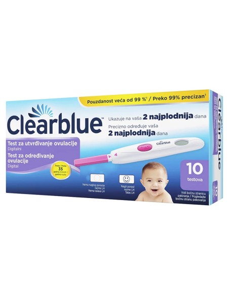 ClearBlue Digitalni ovulacijski test + POKLON Brzi test
