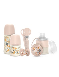 Suavinex Suavinex poklon set bočica i duda Wonderland roza promo pakiranje 2