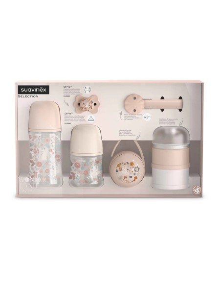 Suavinex Suavinex poklon set bočica i duda Wonderland roza promo pakiranje
