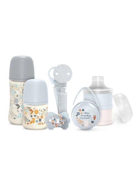 Suavinex Suavinex poklon set bočica i duda Wonderland Plava Promo pakiranje