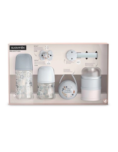 Suavinex Suavinex poklon set bočica i duda Wonderland Plava Promo pakiranje