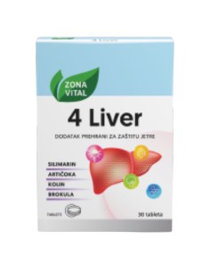 Zona Vital 4 Liver tablete, dodatak prehrani