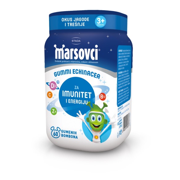 Stada Marsovci gumeni bomboni s echinaceom