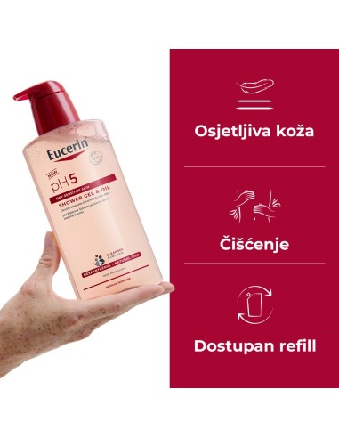 Eucerin pH5 gel i ulje za tuširanje