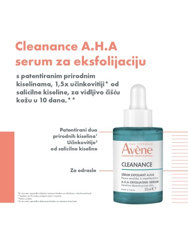 Avene Cleanance A.H.A Serum za...