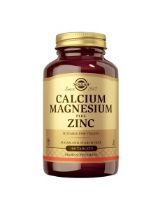 Solgar Kalcij Magnezij plus Cink tablete, dodatak prehrani