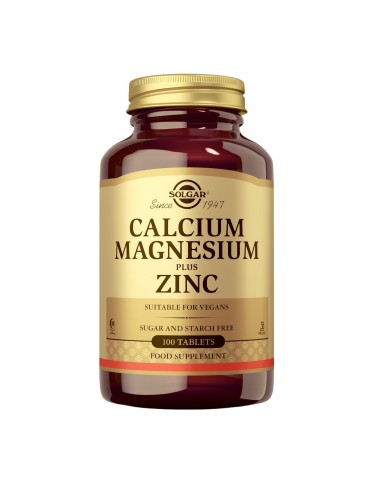 Solgar Kalcij Magnezij plus Cink tablete, dodatak prehrani