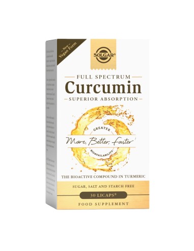 Solgar Full Spectrum Curcumin kapsule, dodatak prehrani