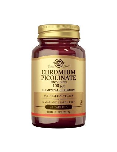 Solgar Krom pikolinat tablete, dodatak prehrani