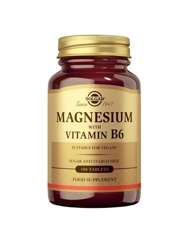 Solgar Magnezij s vitaminom B6 tablete, dodatak prehrani
