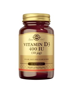 Solgar Vitamin D3 400 IU kapsule, dodatak prehrani