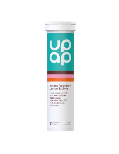 UpAp Instant Recharge Lemon & Lime šumeće tablete 2+1 Promo pakiranje, dodatak prehrani
