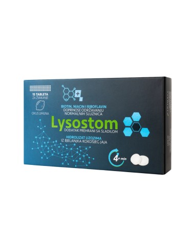 Sarmenta Lysostom tablete za žvakanje, dodatak prehrani