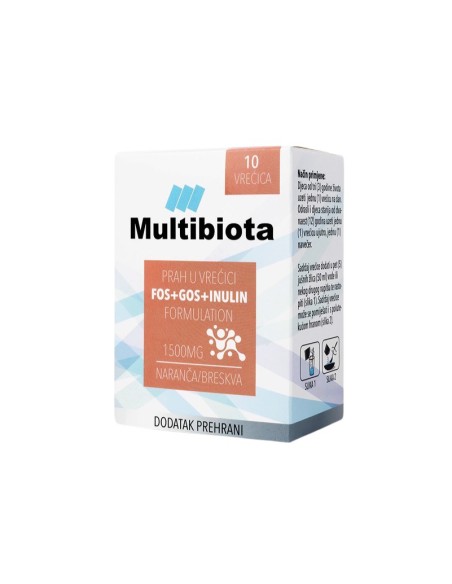 Sarmenta Multibiota prah naranča i breskva, dodatak prehrani