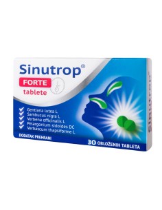 Sinutrop forte tablete, dodatak prehrani 2