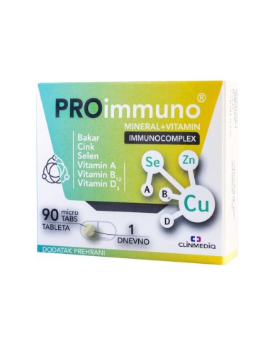 PROimmuno Mineral + Vitamin Immunocomplex tablete, dodatak prehrani