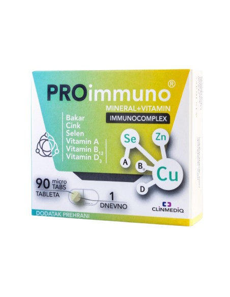 PROimmuno Mineral + Vitamin Immunocomplex tablete, dodatak prehrani