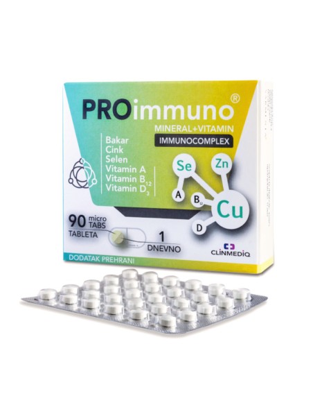 PROimmuno Mineral + Vitamin Immunocomplex tablete, dodatak prehrani