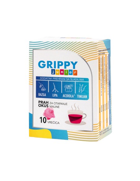 Sarmenta Grippy Junior vrećice, dodatak prehrani