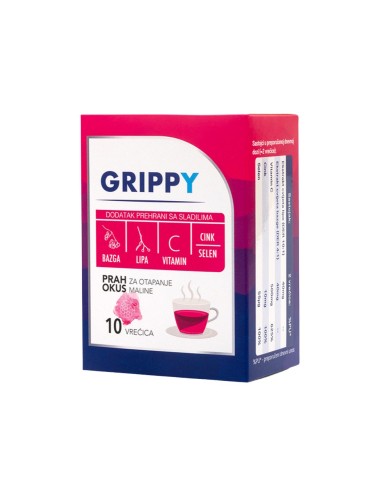 Sarmenta Grippy vrećice, dodatak prehrani