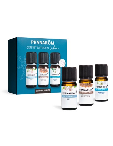 Pranarom Calm - set mješavina za difuzer BIO Ecocert 3×10 ml Promo pakiranje