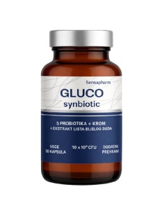 SensaPharm Gluco synbiotic kapsule, dodatak prehrani